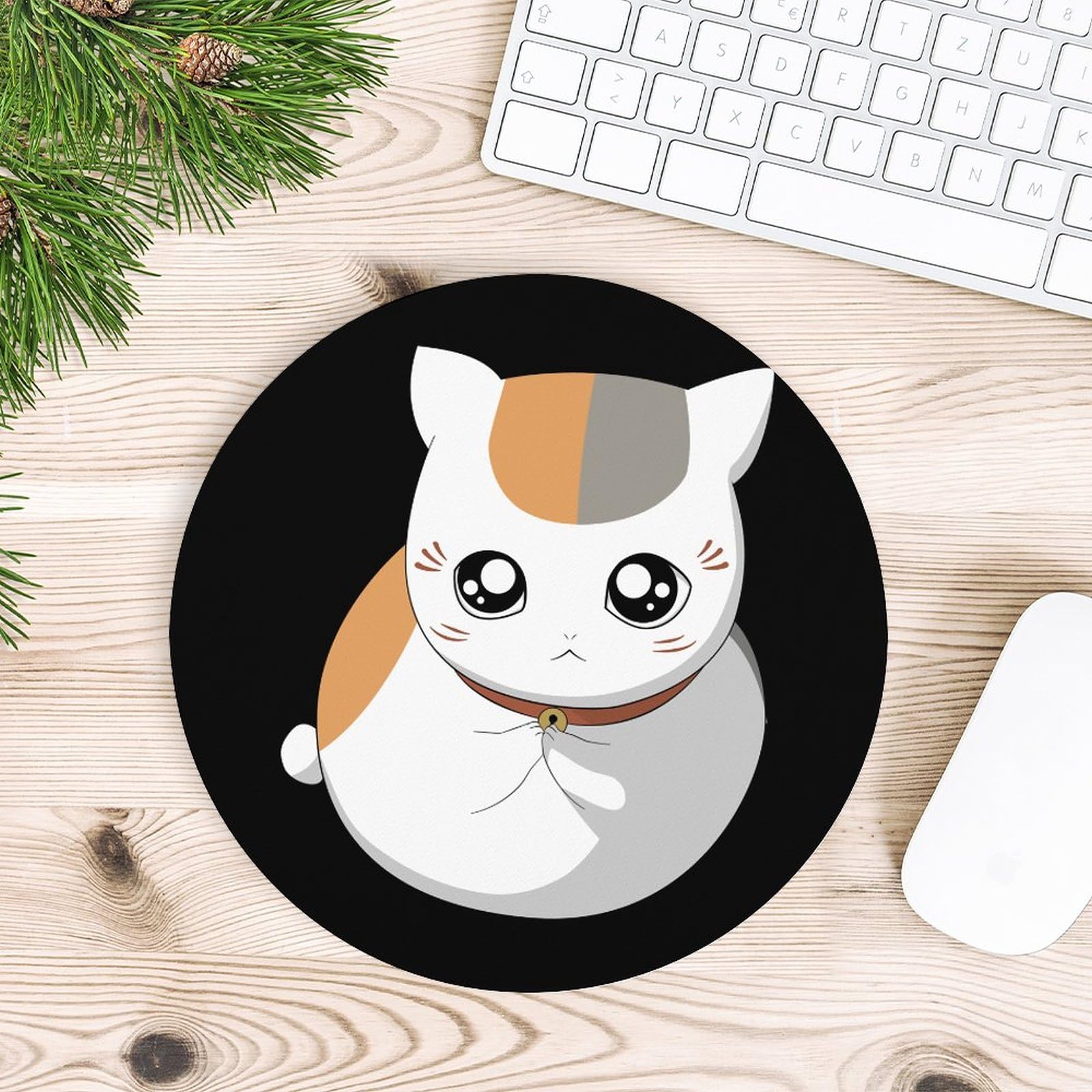 Amazon.co.jp: マウスパッド 夏目友人帳 ニャンコ先生 かわいい